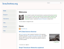 Tablet Screenshot of leon.bottou.org